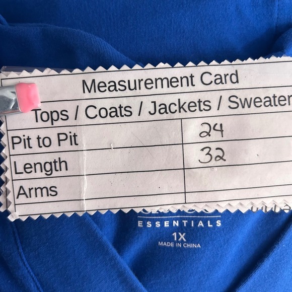 Denim And Co Womens Shirt Size 1X Essential Classic Timeless Capsule Simple - Picture 10 of 12